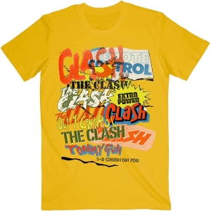 The Clash - Singles Collage Text Uni Yell ryhmässä Minishops / The Clash @ Bengans Skivbutik AB (3881328r)