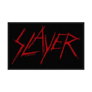 Slayer - Scratched Logo Standard Patch ryhmässä MERCH @ Bengans Skivbutik AB (3881347)