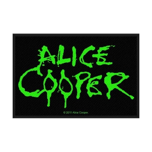 Alice Cooper - Logo Standard Patch ryhmässä Minishops / Alice Cooper @ Bengans Skivbutik AB (3881353)