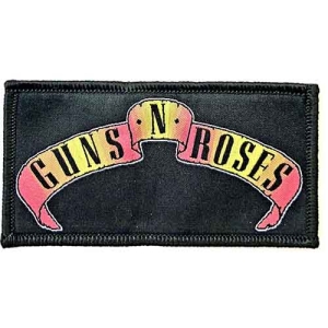 Guns N Roses - Scroll Logo Printed Patch ryhmässä Minishops / Guns N Roses @ Bengans Skivbutik AB (3881711)