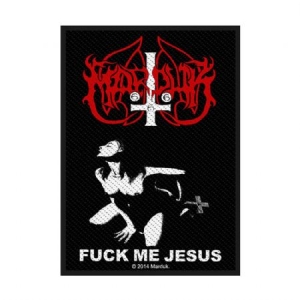 Marduk - STANDARD PATCH: FUCK ME JESUS (LOOSE) ryhmässä Minishops / Marduk @ Bengans Skivbutik AB (3881727)