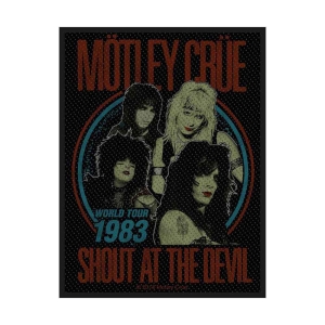 Motley Crue - Shout At The Devil Standard Patch ryhmässä MERCH @ Bengans Skivbutik AB (3881739)