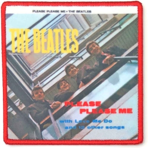 The Beatles - Please Please Me Woven Patch ryhmässä Minishops / Beatles @ Bengans Skivbutik AB (3881741)