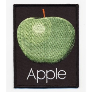 The Beatles - Apple Records Logo Standard Patch ryhmässä Minishops / Beatles @ Bengans Skivbutik AB (3881746)