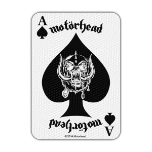 Motorhead - Ace Of Spades Card Standard Patch ryhmässä Minishops / Motörhead @ Bengans Skivbutik AB (3882160)