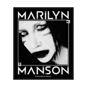 Marilyn Manson - Villain Standard Patch ryhmässä Minishops / Marilyn Manson @ Bengans Skivbutik AB (3882168)