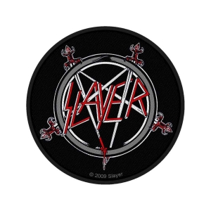 Slayer - Pentagram Standard Patch ryhmässä MERCH @ Bengans Skivbutik AB (3882170)