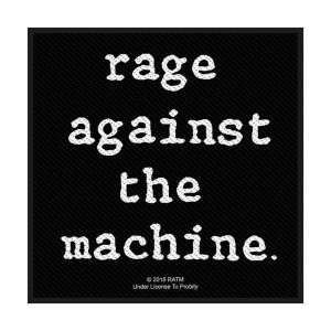 Rage Against The Machine - Logo Standard Patch ryhmässä Minishops / Rage Against The Machine @ Bengans Skivbutik AB (3882191)