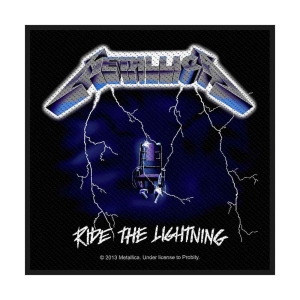 Metallica - Ride The Lightning Standard Patch ryhmässä MERCH @ Bengans Skivbutik AB (3882197)