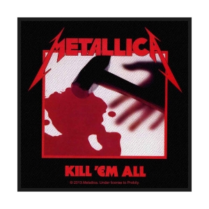 Metallica - Kill Em All Standard Patch ryhmässä MERCH @ Bengans Skivbutik AB (3882198)