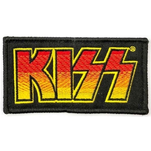 Kiss - Classic Logo Woven Patch ryhmässä Minishops / Kiss @ Bengans Skivbutik AB (3882212)