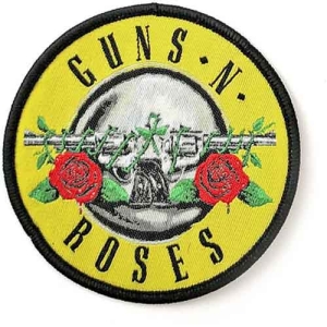 Guns N Roses - Classic Circle Logo Woven Patch ryhmässä Minishops / Guns N Roses @ Bengans Skivbutik AB (3882221)