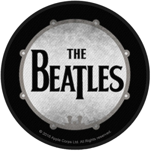 The Beatles - Vtge Drum Standard Patch ryhmässä Minishops / Beatles @ Bengans Skivbutik AB (3882223)