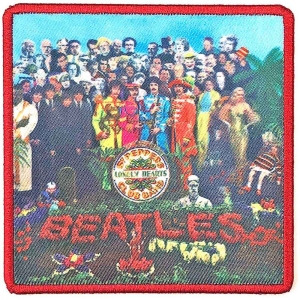 The Beatles - Sgt. Pepper's... Woven Patch ryhmässä Minishops / Beatles @ Bengans Skivbutik AB (3882225)