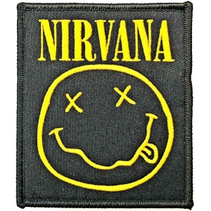 Nirvana - Smiley Woven Patch ryhmässä Minishops / Nirvana @ Bengans Skivbutik AB (3882228)