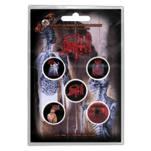 Death - BUTTON BADGE PACK: ALBUMS (RETAIL PACK) ryhmässä Minishops / Death @ Bengans Skivbutik AB (3882362)