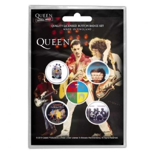 Queen - BUTTON BADGE PACK: LATER ALBUMS (RETAIL PACK) ryhmässä Minishops / Queen @ Bengans Skivbutik AB (3882364)