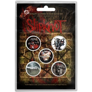 Slipknot - BUTTON BADGE PACK: ALBUMS (RETAIL PACK) ryhmässä Minishops / Slipknot @ Bengans Skivbutik AB (3882368)