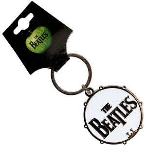 The Beatles - Drum Logo Keychain ryhmässä Minishops / Beatles @ Bengans Skivbutik AB (3882384)