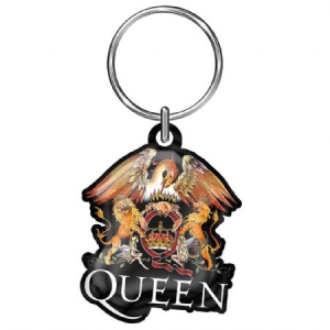 Queen - Keychain: Crest (Die-cast Relief) ryhmässä Minishops / Queen @ Bengans Skivbutik AB (3882429)