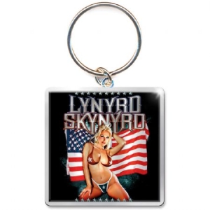 Lynyrd Skynyrd - Keychain: American Flag (Photo-print) ryhmässä MERCH @ Bengans Skivbutik AB (3882431)