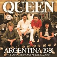 Queen - Argentina 1981 (2 Cd) Live Broadcas ryhmässä CD @ Bengans Skivbutik AB (3919552)