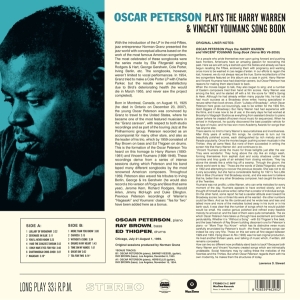 Peterson Oscar - Plays The Harry Warren & Vincent Youmans Song Book ryhmässä VINYYLI @ Bengans Skivbutik AB (3922605)