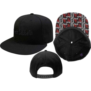 Black Sabbath - Logo & Demon Bl Snapback C ryhmässä Minishops / Black Sabbath @ Bengans Skivbutik AB (3929313)