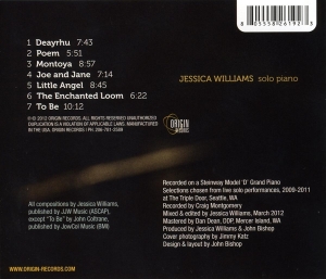 Jessica Williams - Songs Of Earth ryhmässä CD @ Bengans Skivbutik AB (3931353)