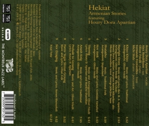 Apartian Dora Houry - Hekiat-Armenian Stories ryhmässä CD @ Bengans Skivbutik AB (3933616)