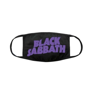 Black Sabbath - Wavy Logo Bl Face Mask ryhmässä Minishops / Black Sabbath @ Bengans Skivbutik AB (3940236)