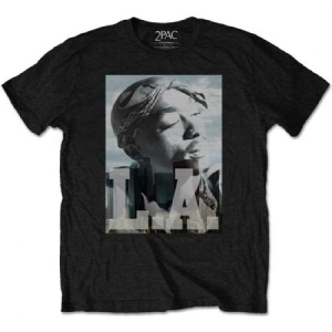 2Pac - Tupac Unisex Tee : LA Skyline ryhmässä Minishops /  @ Bengans Skivbutik AB (3941439r)