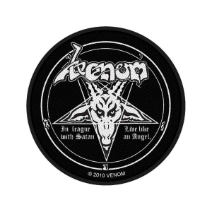 Venom - In League With Satan Standard Patch ryhmässä MERCH @ Bengans Skivbutik AB (3943293)