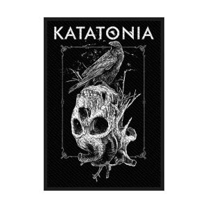 Katatonia - Crow Skull Standard Patch ryhmässä Minishops / Katatonia @ Bengans Skivbutik AB (3943298)