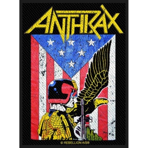 Anthrax - Judge Dredd Standard Patch ryhmässä Minishops / Anthrax @ Bengans Skivbutik AB (3943303)