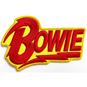 David Bowie - Diamond Dogs 3D Logo Woven Patch ryhmässä Minishops / David Bowie / David Bowie Merch @ Bengans Skivbutik AB (3943687)