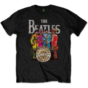 Beatles - Sgt Pepper Uni Bl T-Shirt ryhmässä Minishops / Beatles @ Bengans Skivbutik AB (3944453r)