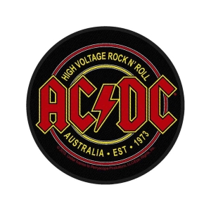 Ac/Dc - High Voltage Rock N Roll Standard Patch ryhmässä Minishops / AC/DC @ Bengans Skivbutik AB (3946320)