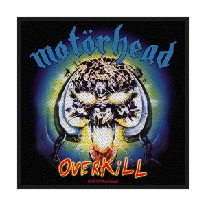 Motorhead - Overkill Standard Patch ryhmässä Minishops / Motörhead @ Bengans Skivbutik AB (3946369)