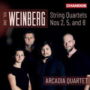 Weinberg Mieczyslaw - String Quartets, Vol.1 - Nos. 2, 5, ryhmässä ME SUOSITTELEMME / Joululahjavinkki: CD @ Bengans Skivbutik AB (3949106)