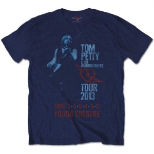 Tom Petty & The Heartbreakers - Unisex Tee: Fonda Theatre (Soft Hand Inks) ryhmässä Minishops / Tom Petty @ Bengans Skivbutik AB (3952414r)