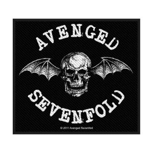 Avenged Sevenfold - Death Bat Standard Patch ryhmässä Minishops / Avenged Sevenfold @ Bengans Skivbutik AB (3959889)