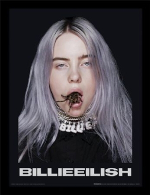 Billie Eilish - Billie Eilish (Spider) Framed 30 x 40cm ryhmässä Minishops / Billie Eilish @ Bengans Skivbutik AB (3967148)