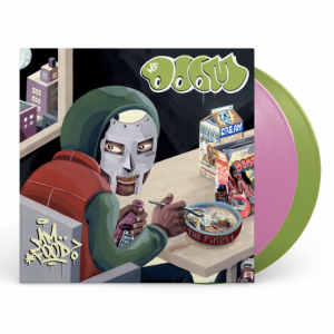 Mf Doom - Mm...Food (Green & Pink Vinyl) ryhmässä Minishops / Mf Doom @ Bengans Skivbutik AB (3970942)