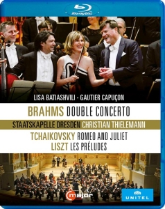 Liszt Franz Brahms Johannes Tch - Brahms: Double Concerto Tchaikovsk ryhmässä Musiikki / Musiikki Blu-Ray / Klassiskt @ Bengans Skivbutik AB (3976465)