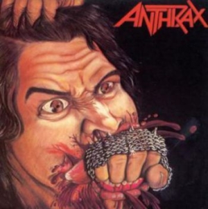 Anthrax - Fistful Of Metal (Red & Black Splat ryhmässä Minishops / Anthrax @ Bengans Skivbutik AB (3987448)