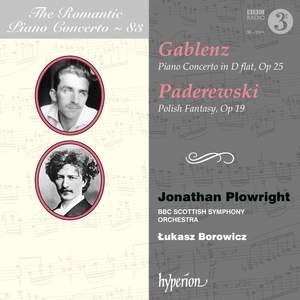 Gablenz Jerzy Paderewski Ignacy - Gablenz: Piano Concerto Paderewski ryhmässä ME SUOSITTELEMME / Joululahjavinkki: CD @ Bengans Skivbutik AB (3992582)