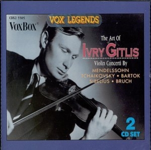 Bartok / Sibelius / Tchaikovsky - Art Of Ivry Gitlis ryhmässä CD @ Bengans Skivbutik AB (3994481)