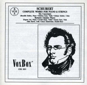 Schubert Franz - Complete Works For Piano & Strings ryhmässä CD @ Bengans Skivbutik AB (3994506)