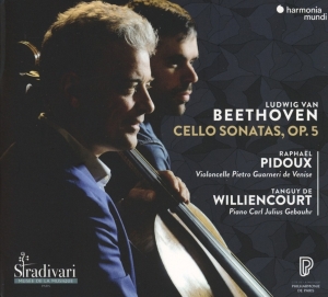 Raphael Pidoux - Beethoven Cello Sonatas Op. 5 ryhmässä CD @ Bengans Skivbutik AB (3995057)